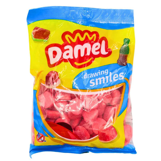 Damel Fizzy Strawberry Filled Hearts