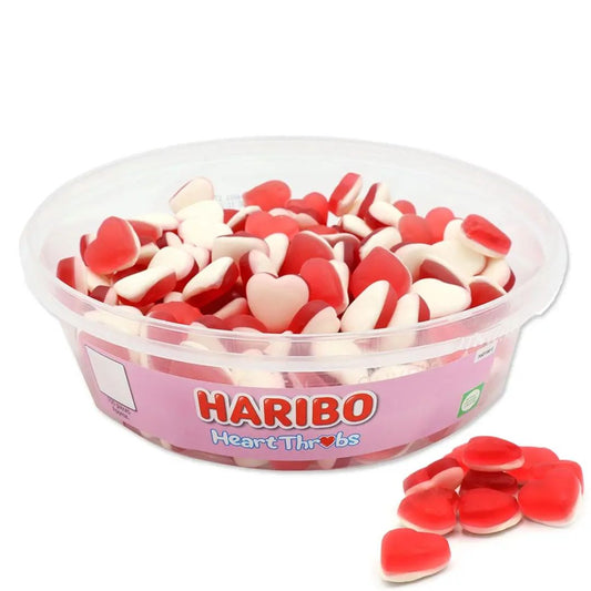 Haribo Tub -  Heart Throbs