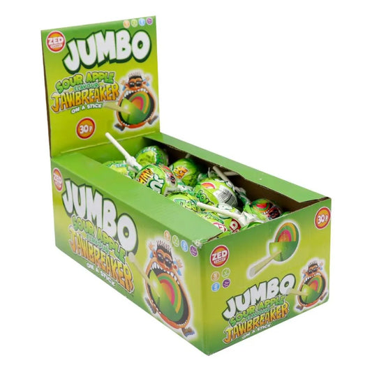 Sour Apple Jumbo Jawbreaker Pop
